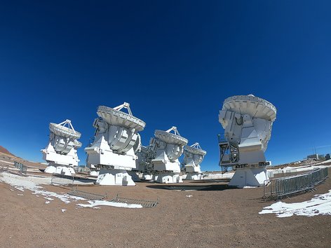 ALMA radio telescope array