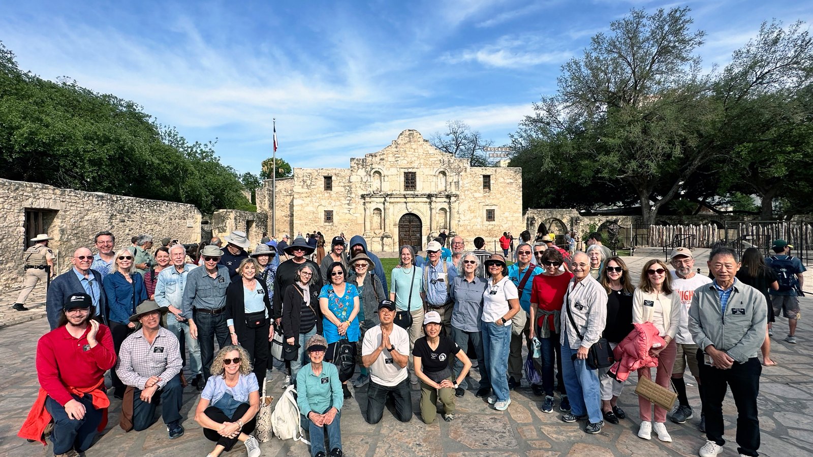 Group photo at The Alamo