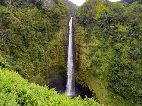 Waterfall on The Big Island of Hawaii