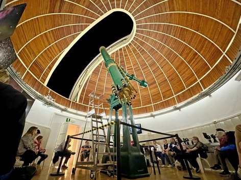 Inside an Italian observatory