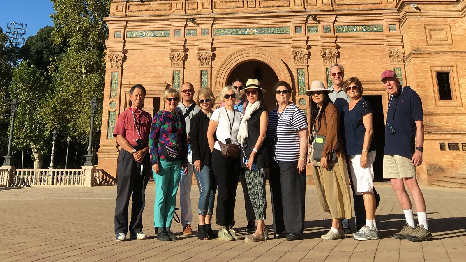 Photo of tourists in Spain