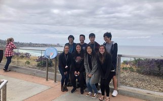 AIChE members at the beach
