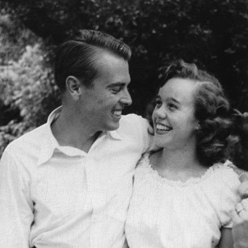 Cecil and Sally Drinkward in 1950