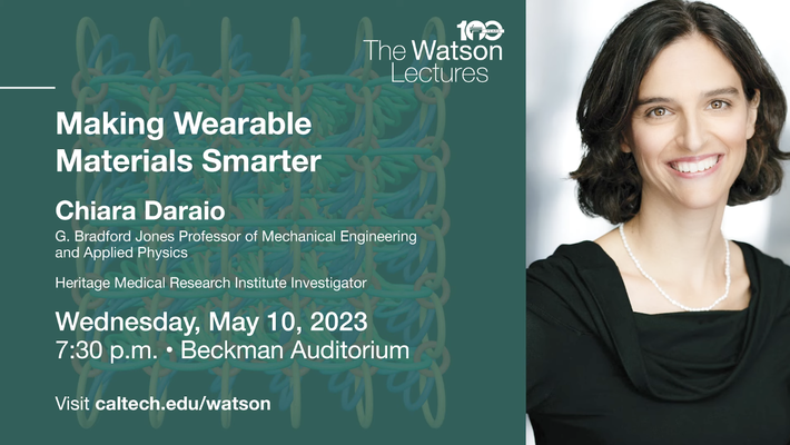 Chiara Daraio Watson Lecture