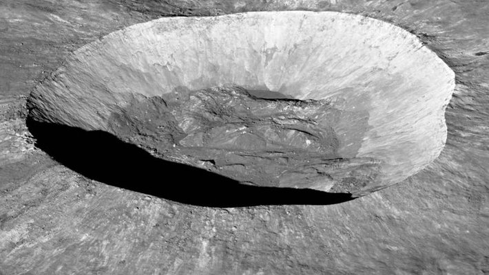 Crater on Moon