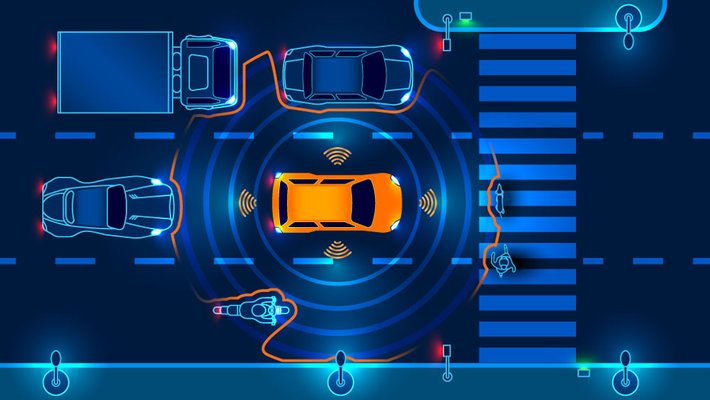 Self-driving car