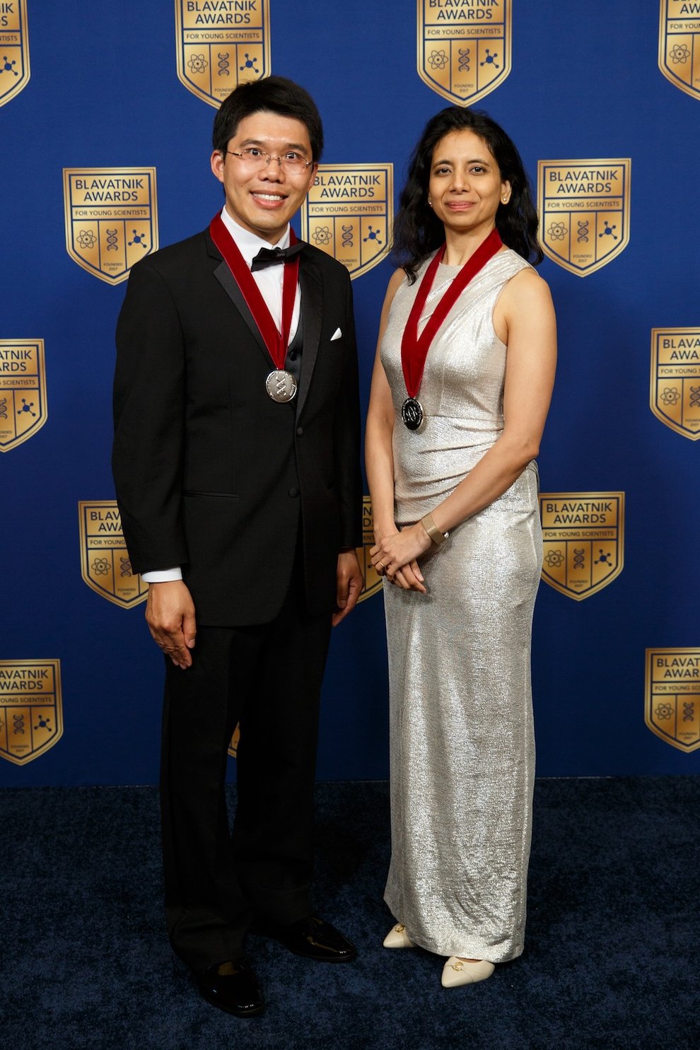 Wei Gao and Anima Anandkumar at the 2024 Blavatnik Awards Ceremony