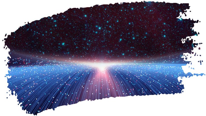 Image reminiscent of space