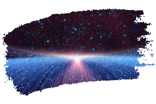 Image reminiscent of space
