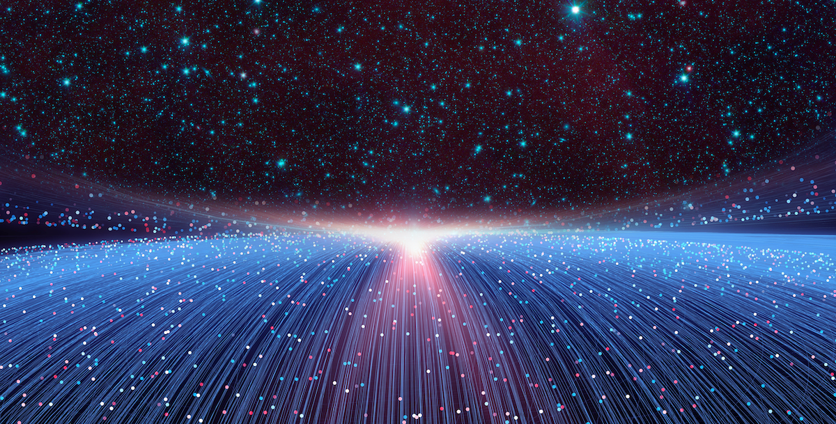 Image reminiscent of space