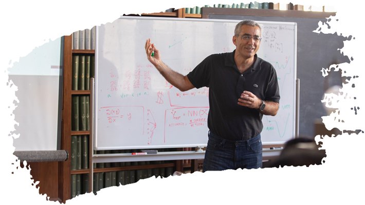 Reza Sadri teaching the EAS AI Bootcamp