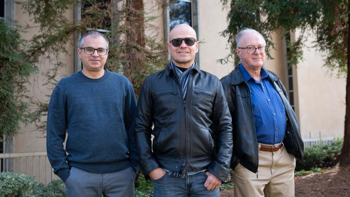 Ciro Donalek, Michael Amori (MS '07), and George Djorgovski