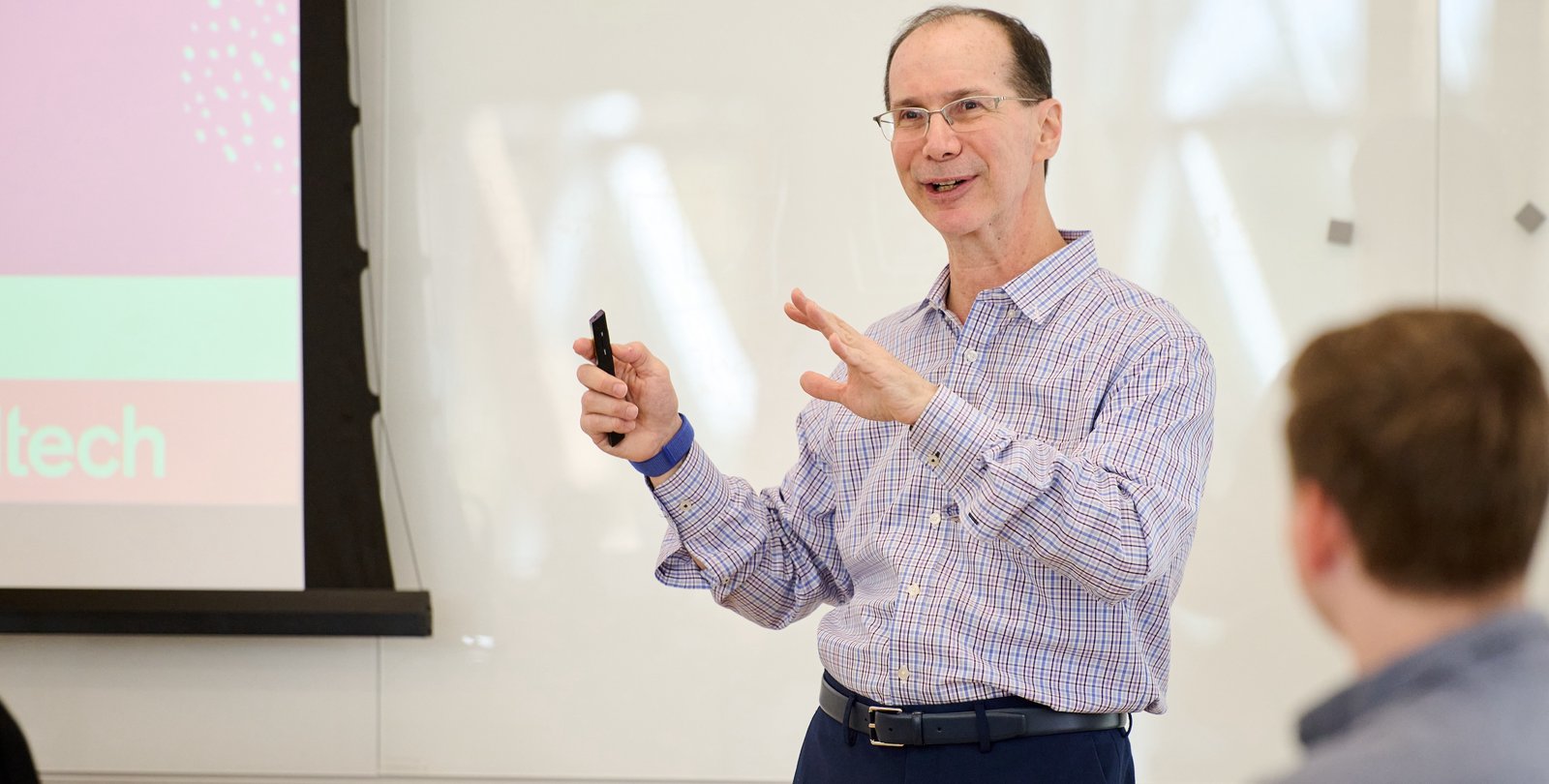 Bill Gross guest lecturing