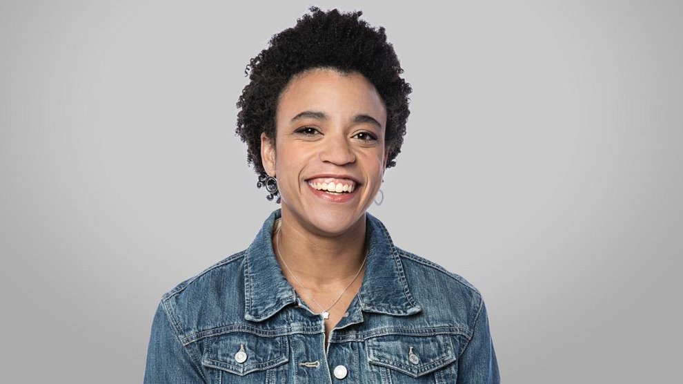 Jessica Watkins smiles.