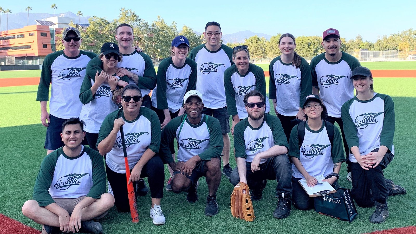 AAR Softball Team on the field
