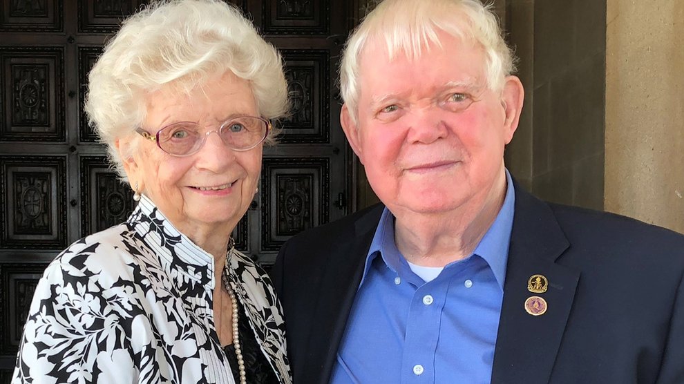 Suzanne and Dale (BS '56) Burger