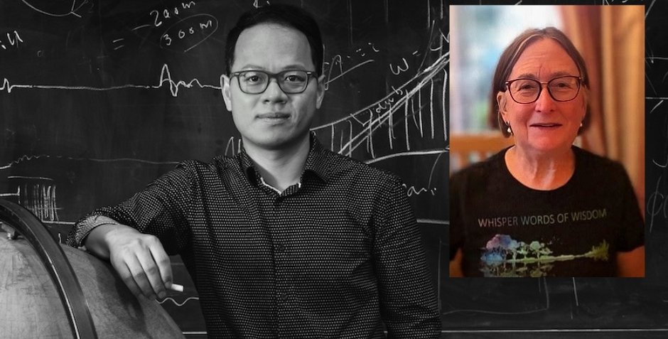 Professor Zhongwen Zhan and Dayna Salter