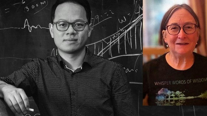 Professor Zhongwen Zhan and Dayna Salter