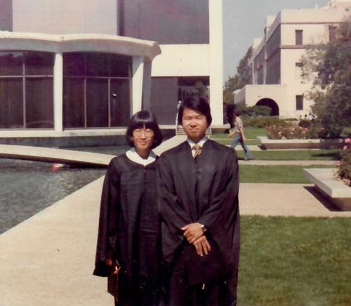 The Fus at graduation