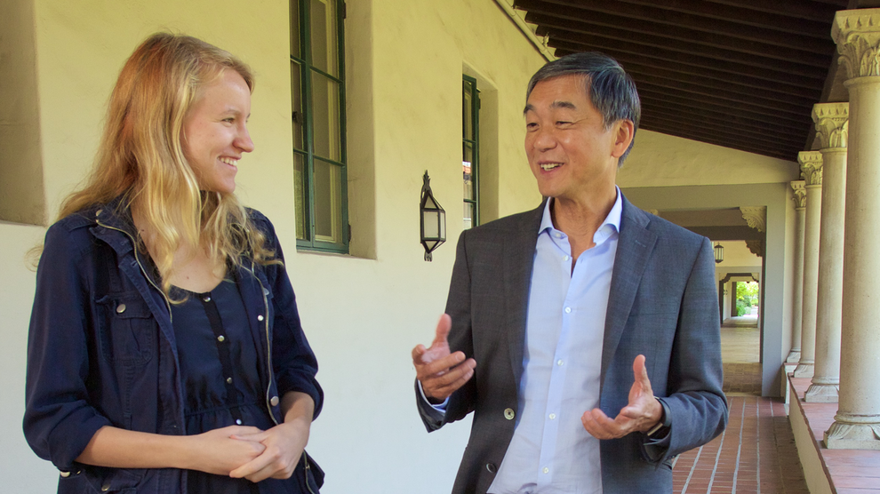 Maria Okounkova talks with Dominic Orr