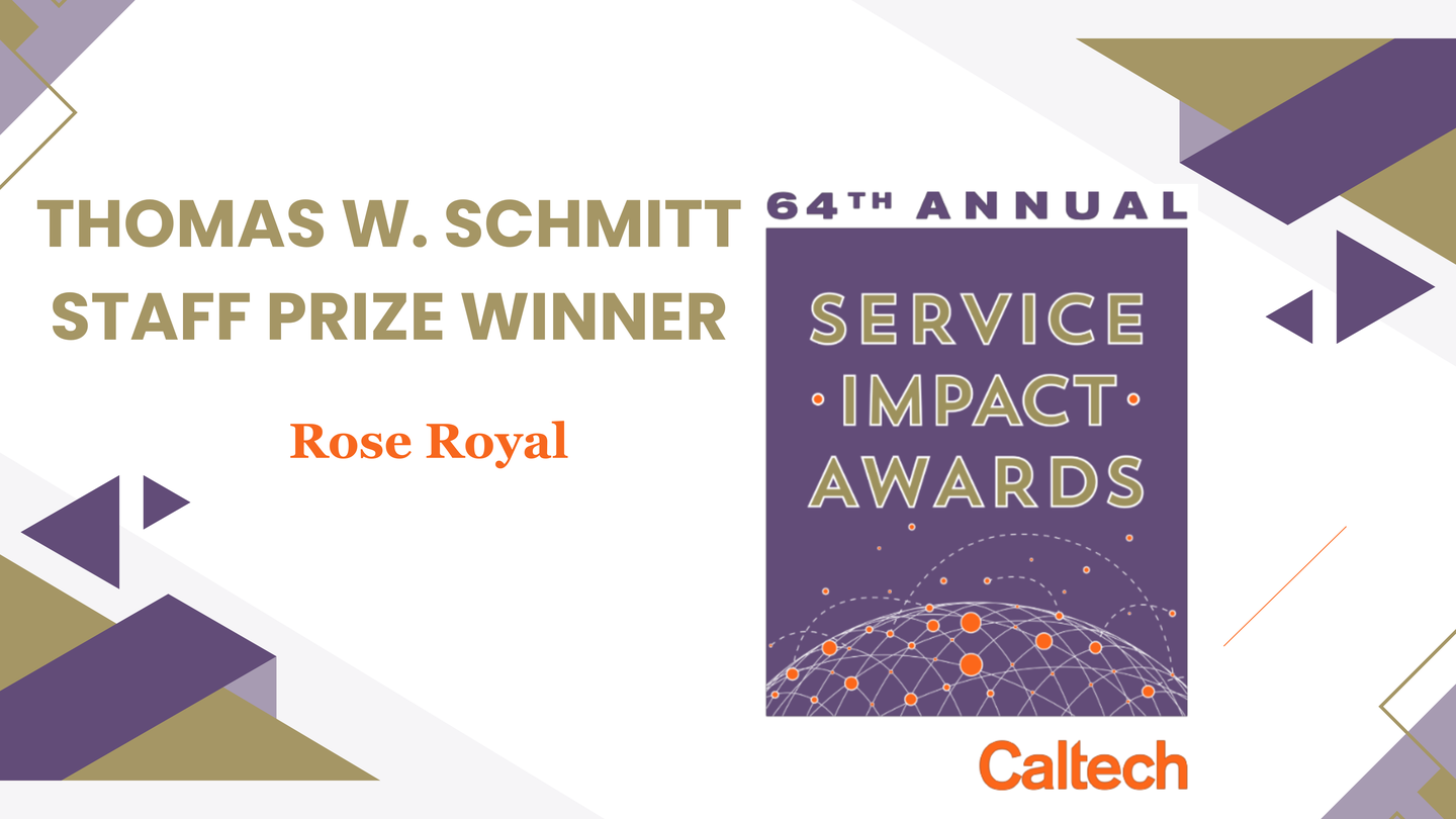 2019 Schmitt Award - Rose Royal