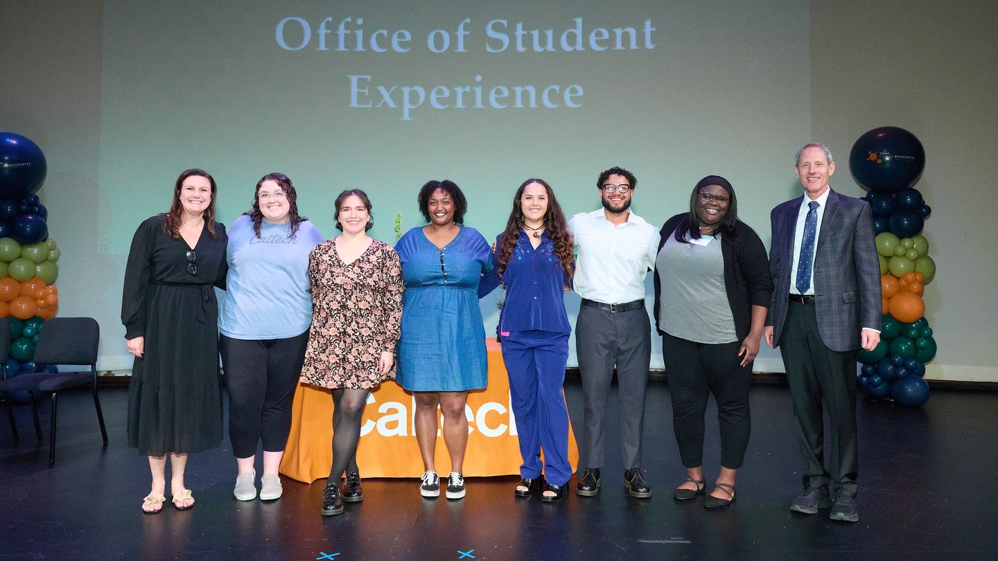 A group of people on a stage