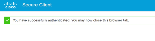 Duo Browser - Confirmation Message