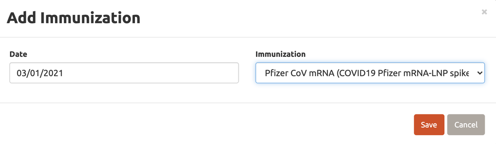covid-19 booster section 1 vaccination history