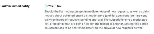 Mailman3 admin notify