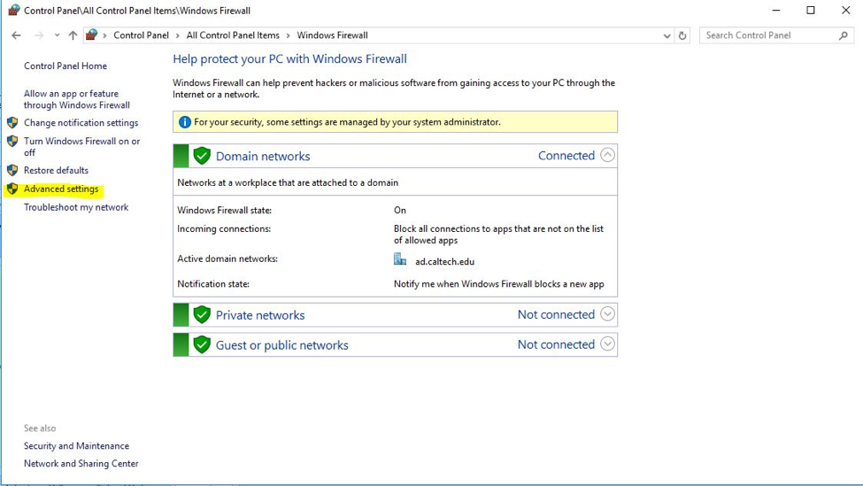 Windows Firewall