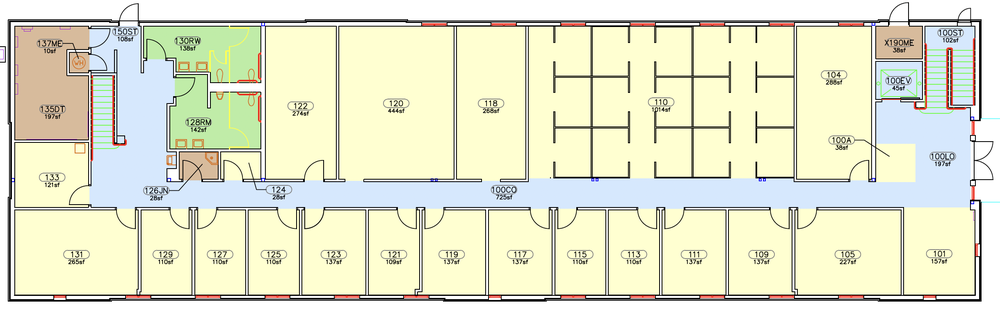 A building floorplan
