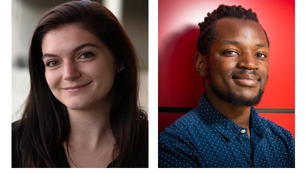 Haley Bauser and Daniel Mukasa