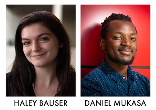 Haley Bauser and Daniel Mukasa
