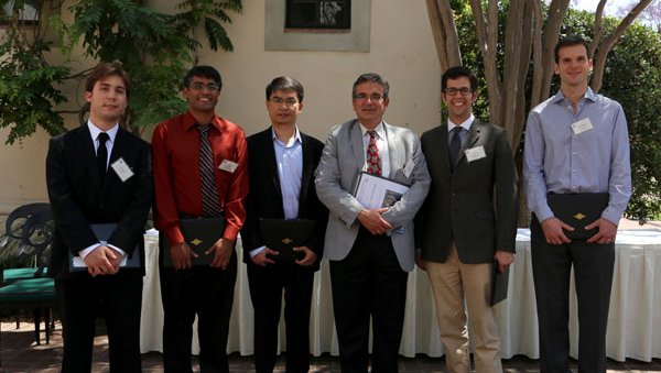 group photo of Demetriades award winners