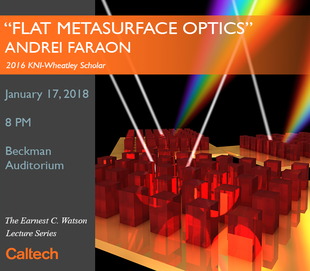 Andrei Faraon Watson Lecture Poster