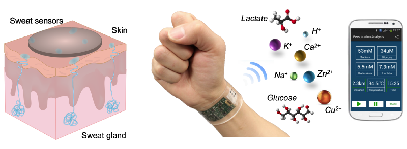 Wearable Sweat Biosensors for Personalized Medicine