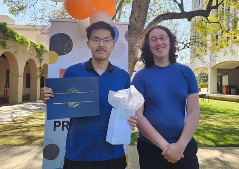 Guo-Dong Hong, 2024 Scott Russell Johnson Graduate Studies Prize winner