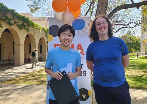 Edward Hou, 2024 Scott Russell Johnson First Year Prize winner