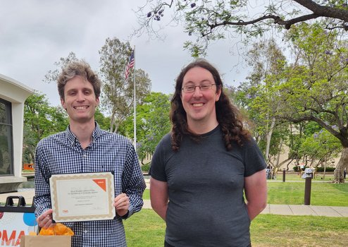 Andrew Graven, Scott Russell Johnson Graduate Studies prize winner