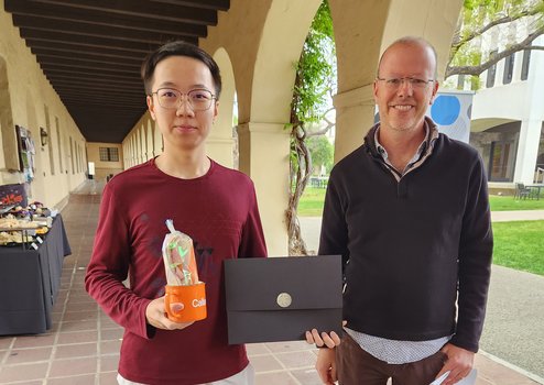 Shaowu Zhang - 2023 Scott Russell Johnson First Year Prize winner