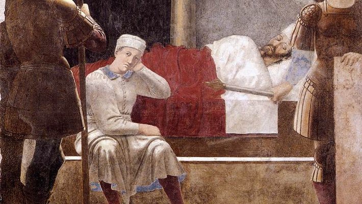 Italian painting of Constantine's dream