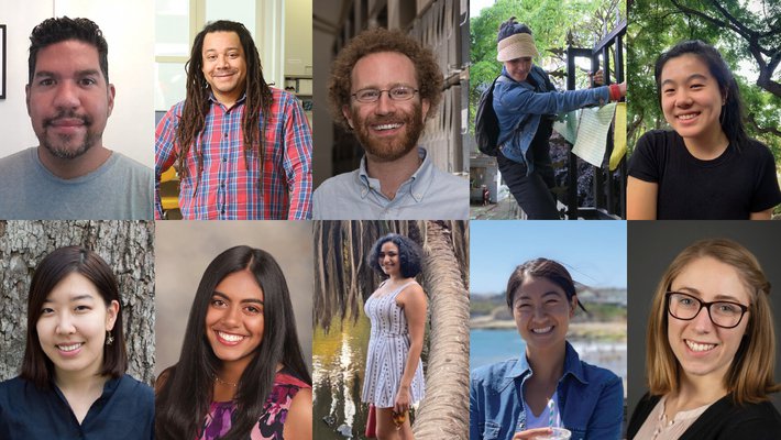 Collage of winners of the 2021 Caltech Center for Inclusion and Diversity awards