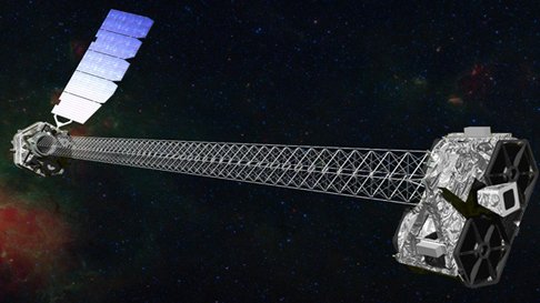 Artist's concept of NuSTAR space telescope