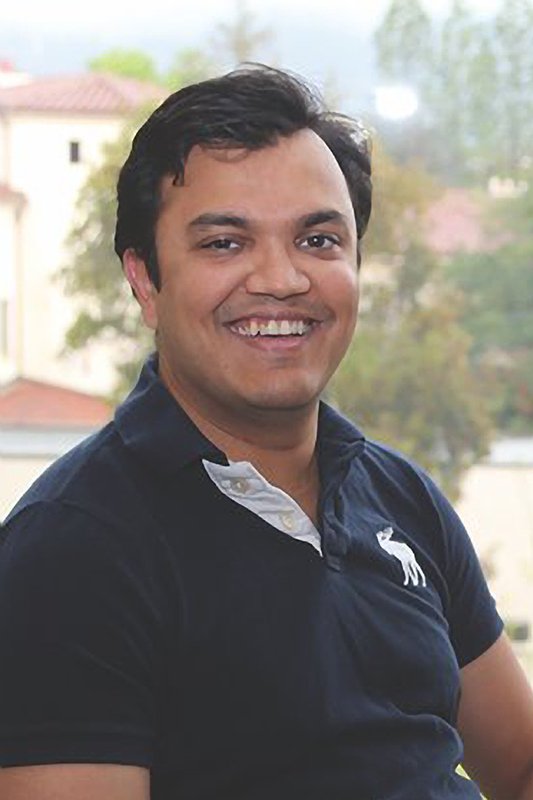 A portrait of Venkat Chandrasekaran