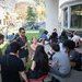 DiscoTech students prepare their entry for the Egg Drop Competition.