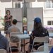 Michelle Effros, George Van Osdol Professor of Electrical Engineering, teaches an information technology course on Monday, September 27, the first day of classes.