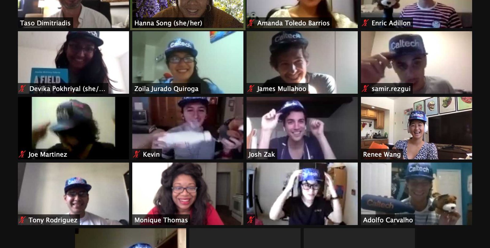 GSRI students meeting over Zoom