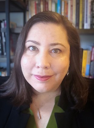 Portrait of Cassandra Horii in black blazer