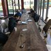 Oak Tree Table with Diners