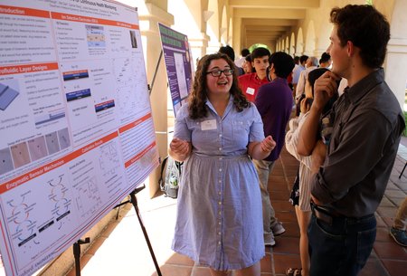 WAVE Scholar Chrystalen Stambaugh, a Stanford junior studying materials science, discusses wearable skin sensors that can provide real-time health data on the wearer.